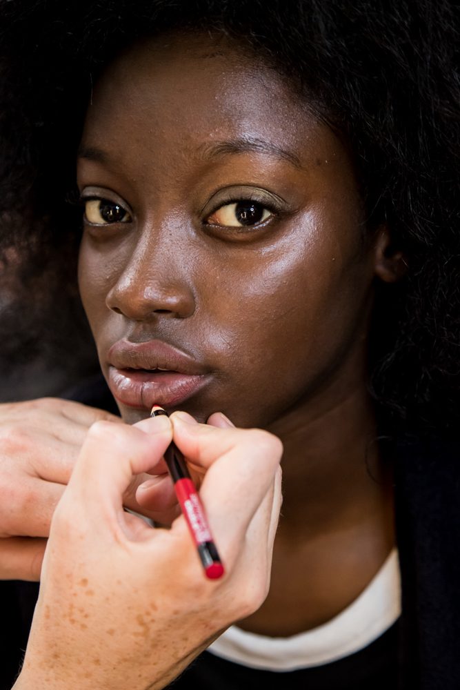 Clio Peppiatt Backstage LFW SS17 London Fashion Week CARRO Studio-19